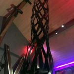 La cage "chinoise" suspendue en cuir Cage suspendue en cuir